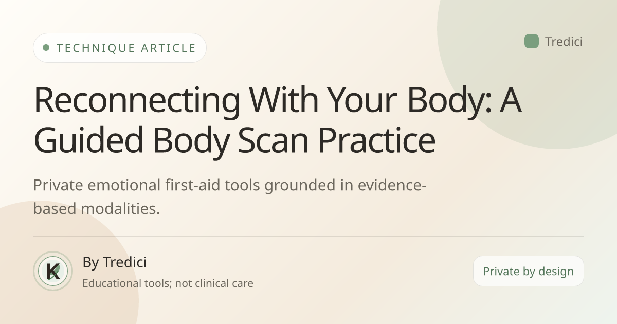 Body Scan Meditation: Reconnect With Your Body | Guided Practice